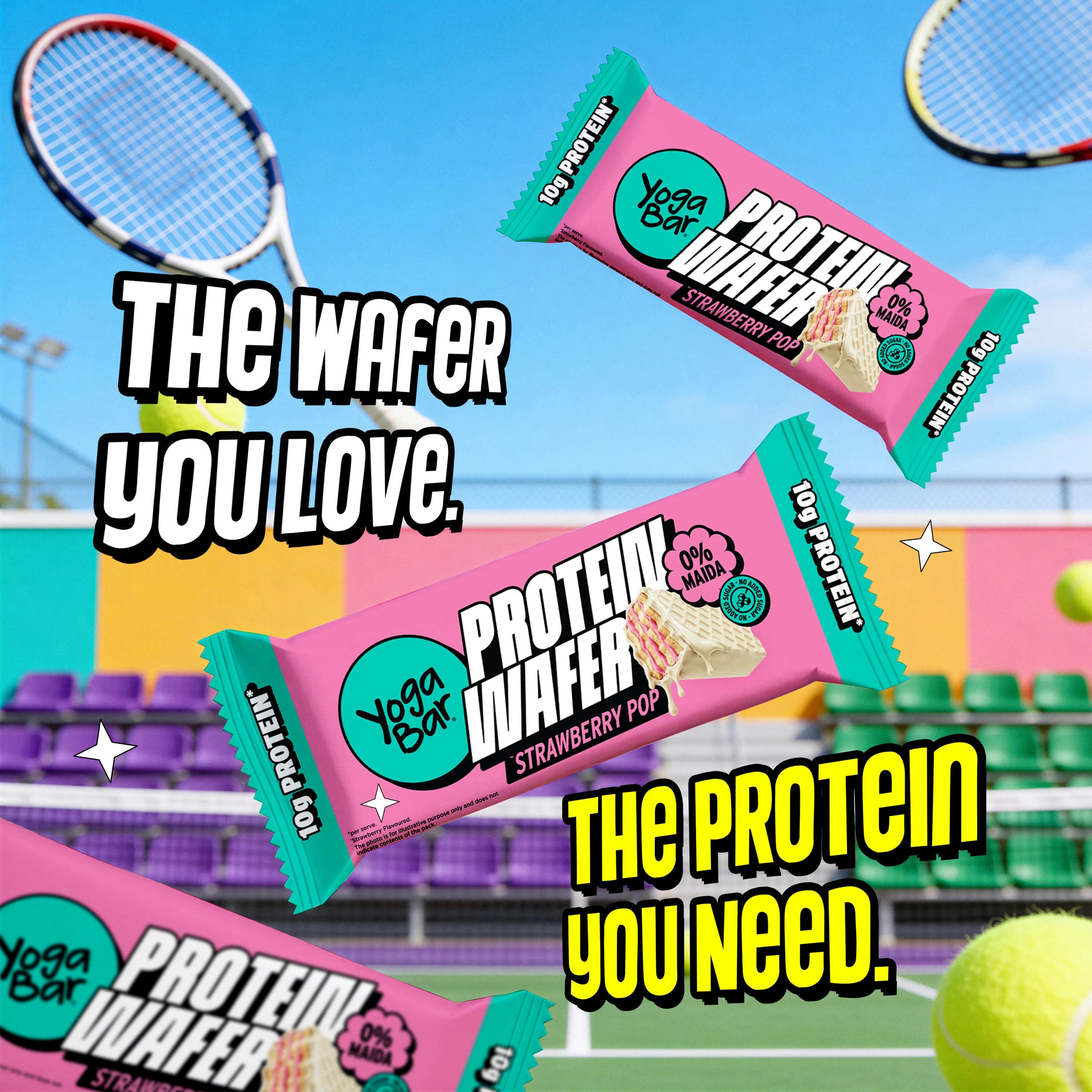 10g Protein Wafer Bars Strawberry Pop Flavour - Pack of 10 - Image 7