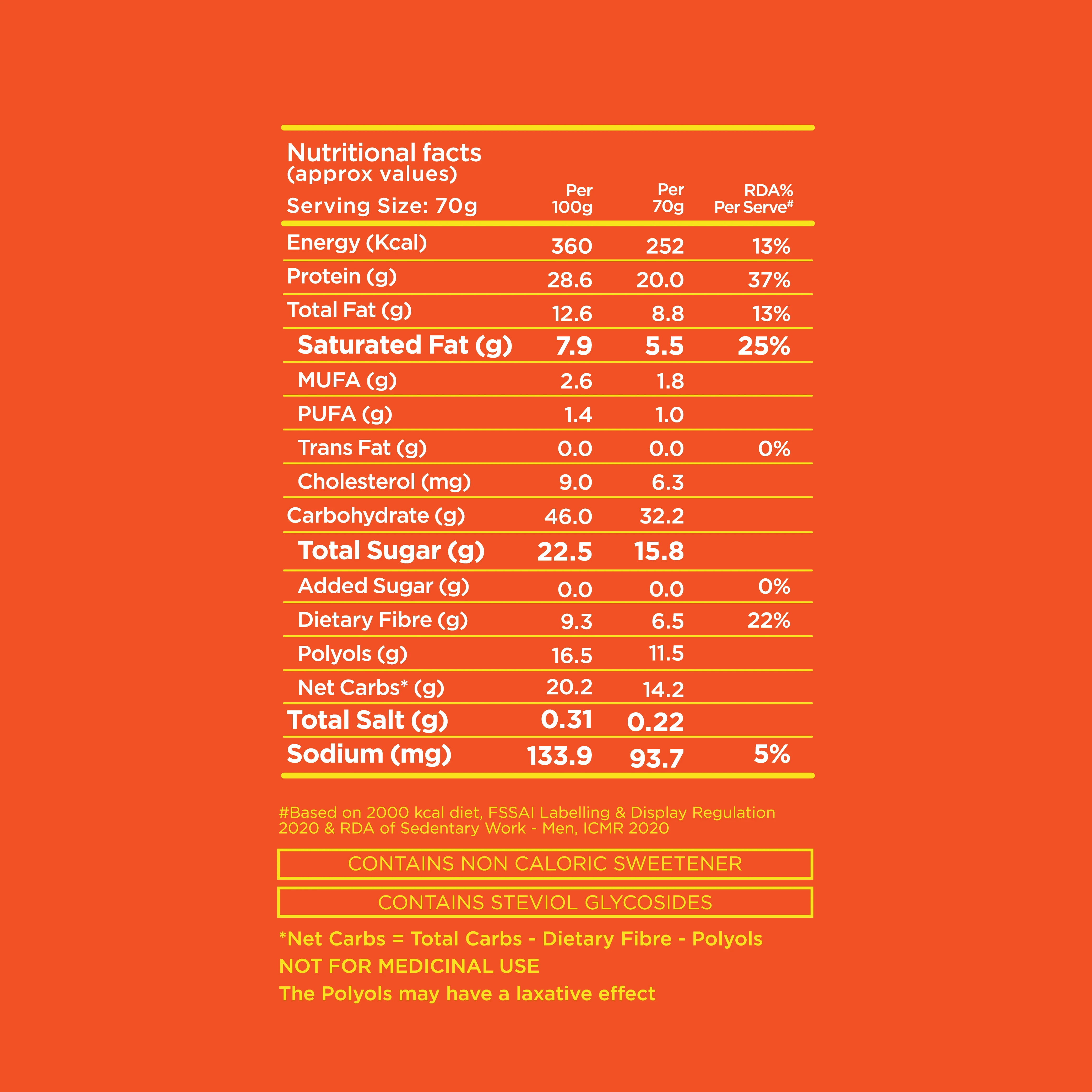 Power Up Choco Peanut Butter 20g Protein Bars - Pack of 5 350g - Image 3