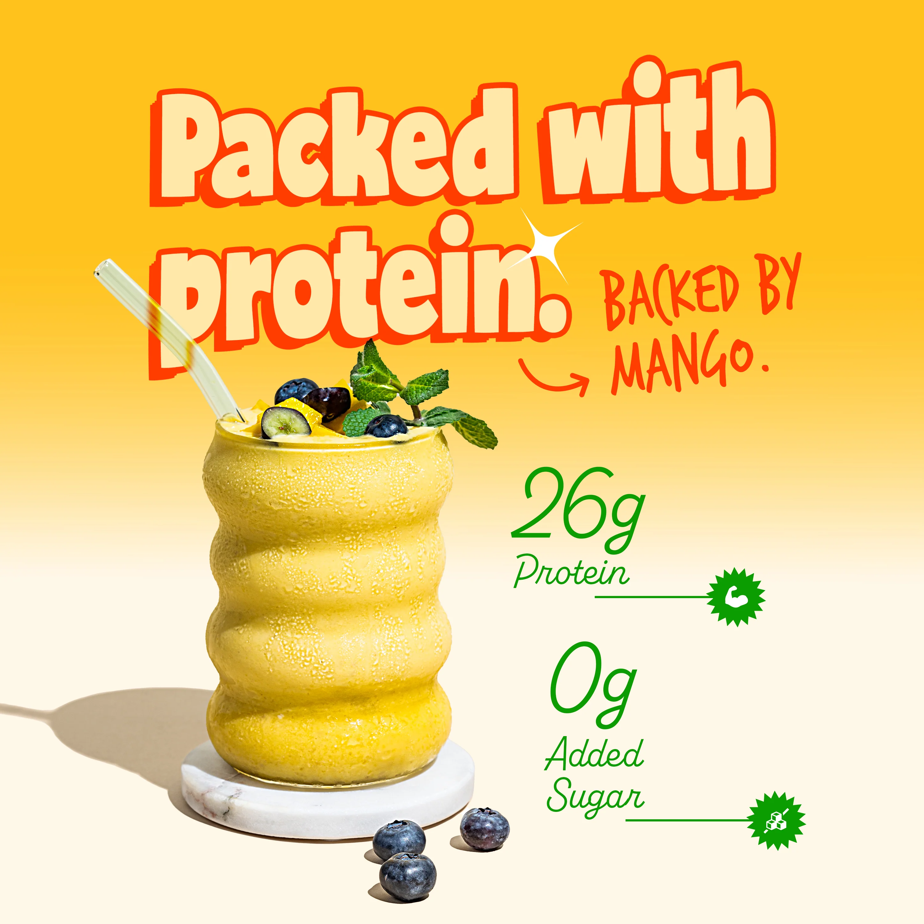 26g Protein Shake Mango Rizz - Pack of 24 - 250ml/bottle - Image 9