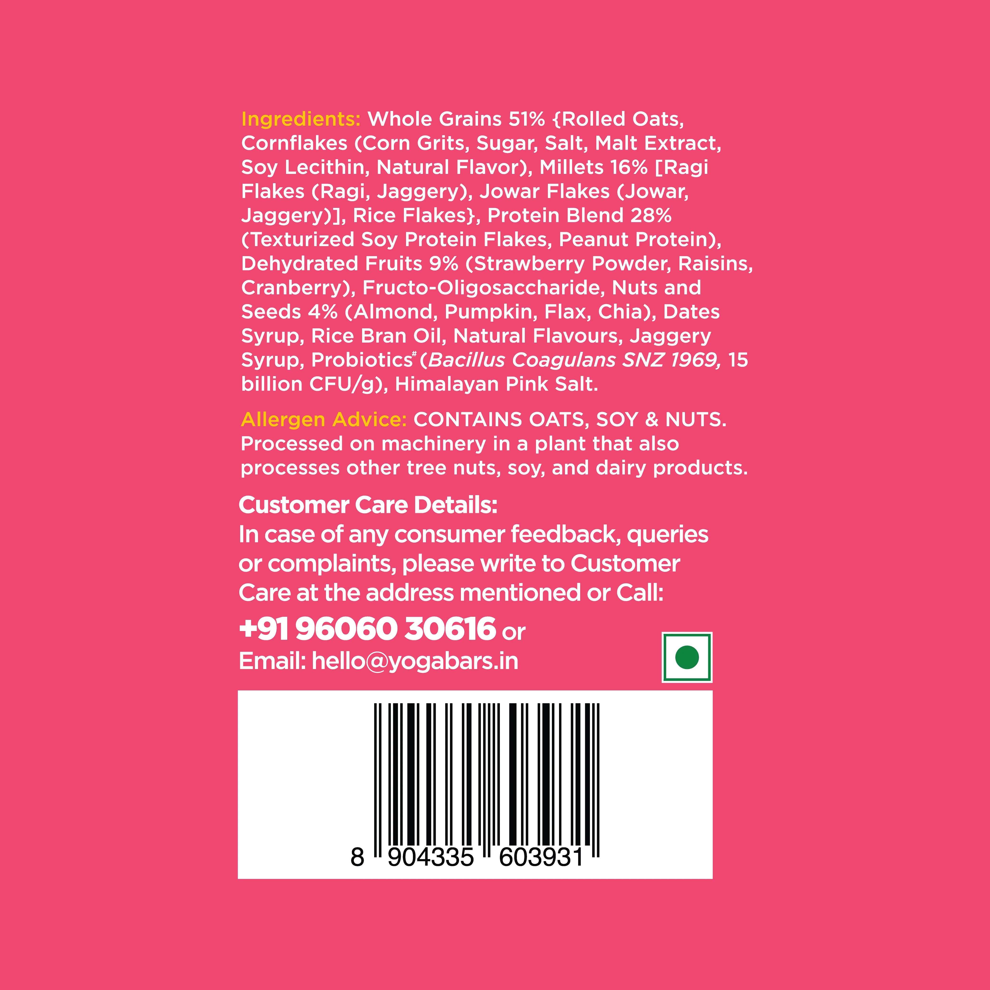 High Protein Muesli Fruits, Nuts & Seeds 350g - Image 4