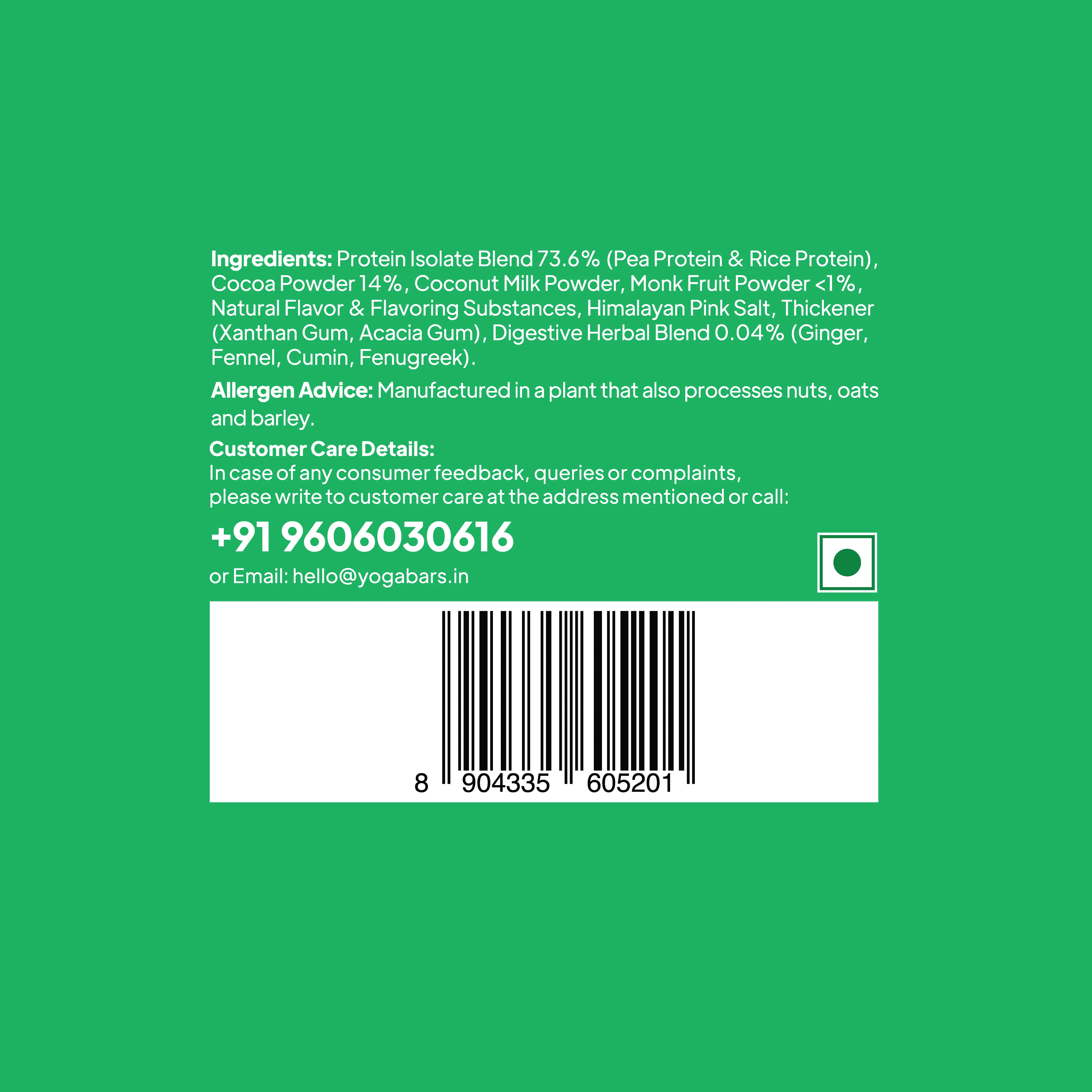 ProClean Plant Protein with Monk Fruit (Chocolate) 500g - Image 4