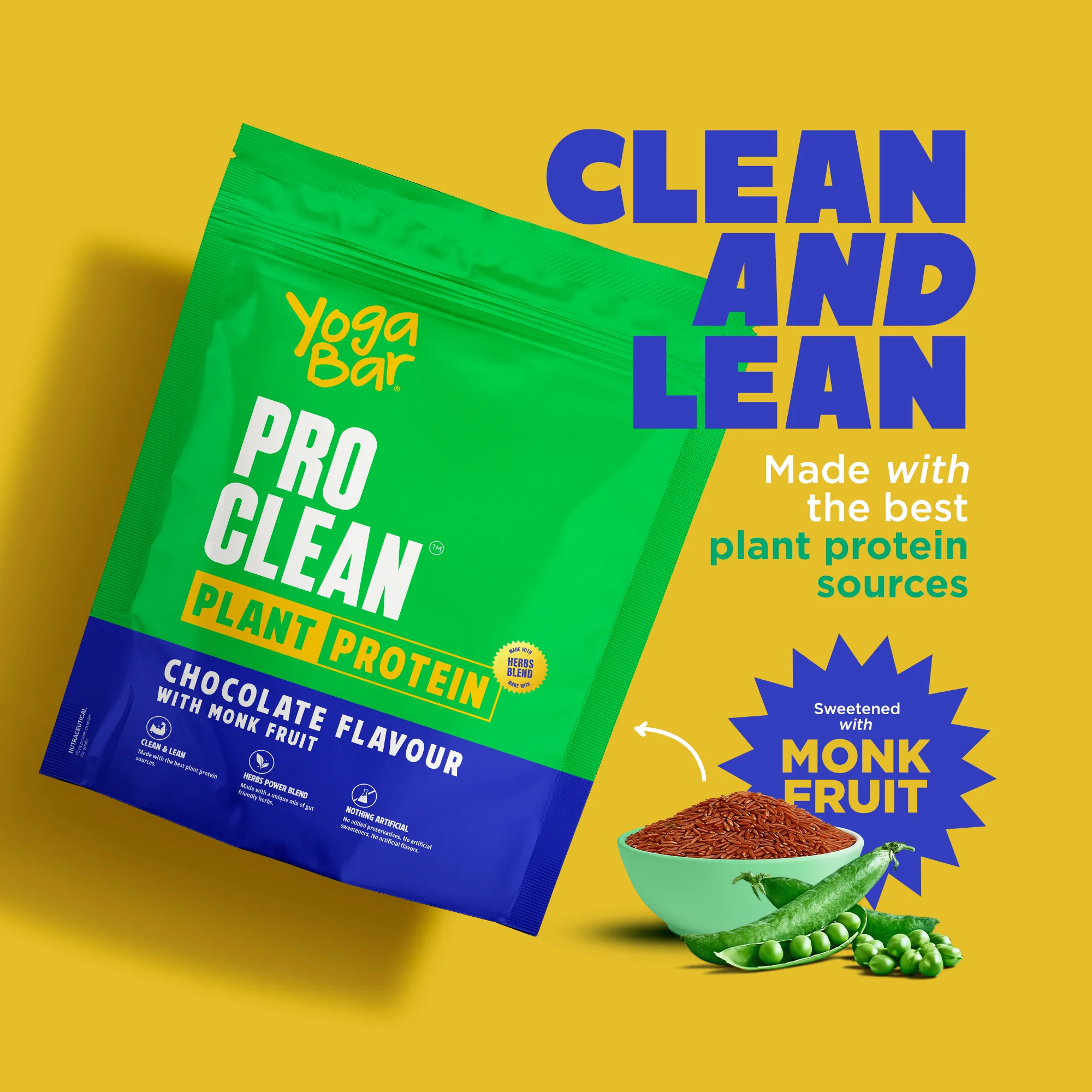 ProClean Plant Protein with Monk Fruit (Coffee) 500g - Image 7